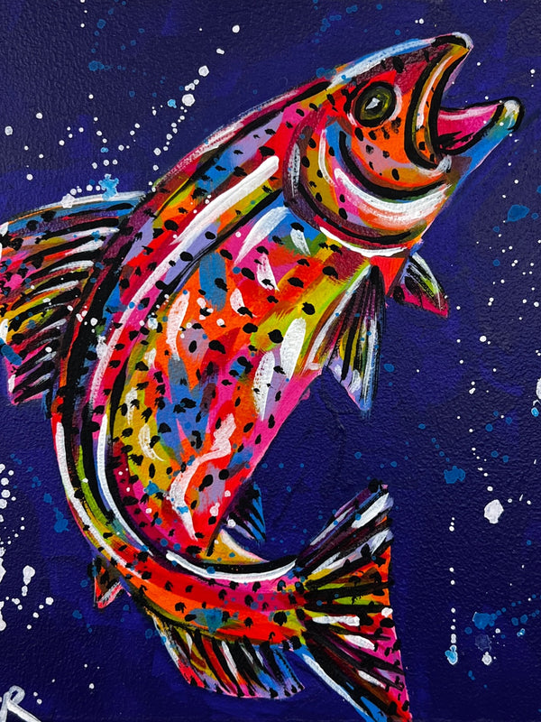 Paint a Pop Art Trout