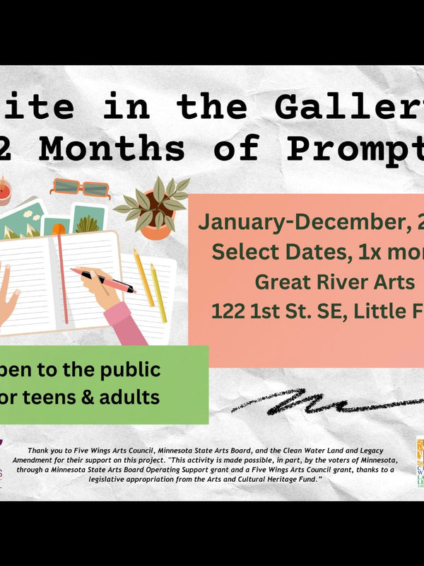 Write in the Gallery, 2026