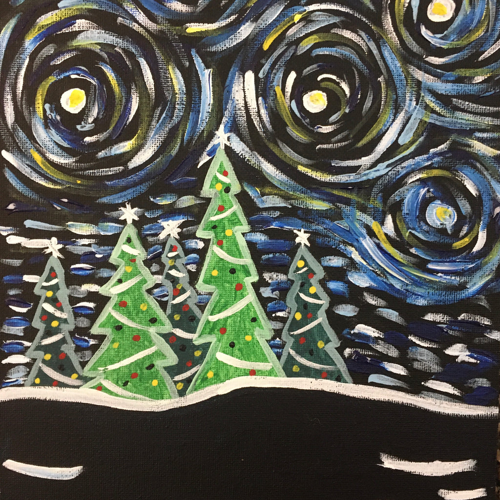 December Sip and Paint