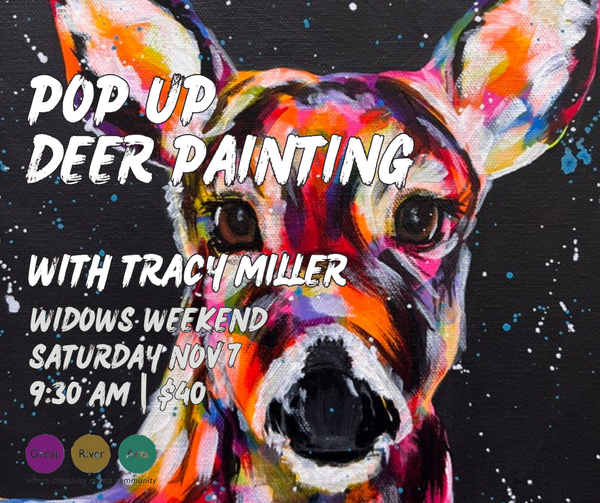 Pop Up Deer Painting with Tracy Miller