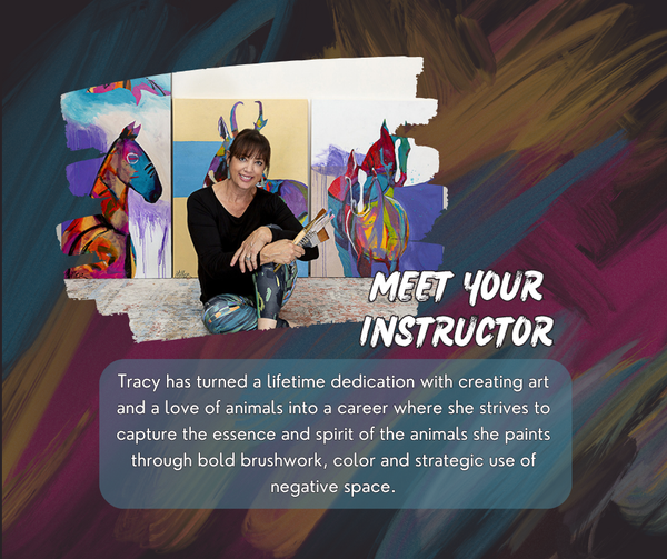 Pop Art Deer Painting with Tracy Miller