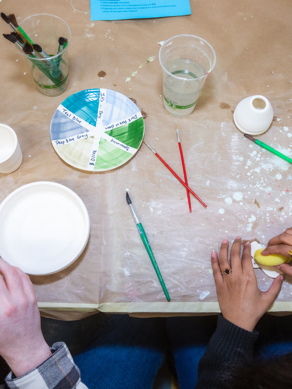 Pottery Painting/Glaze Day for Throwing 101