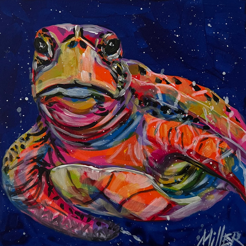Paint a Pop Art Sea Turtle