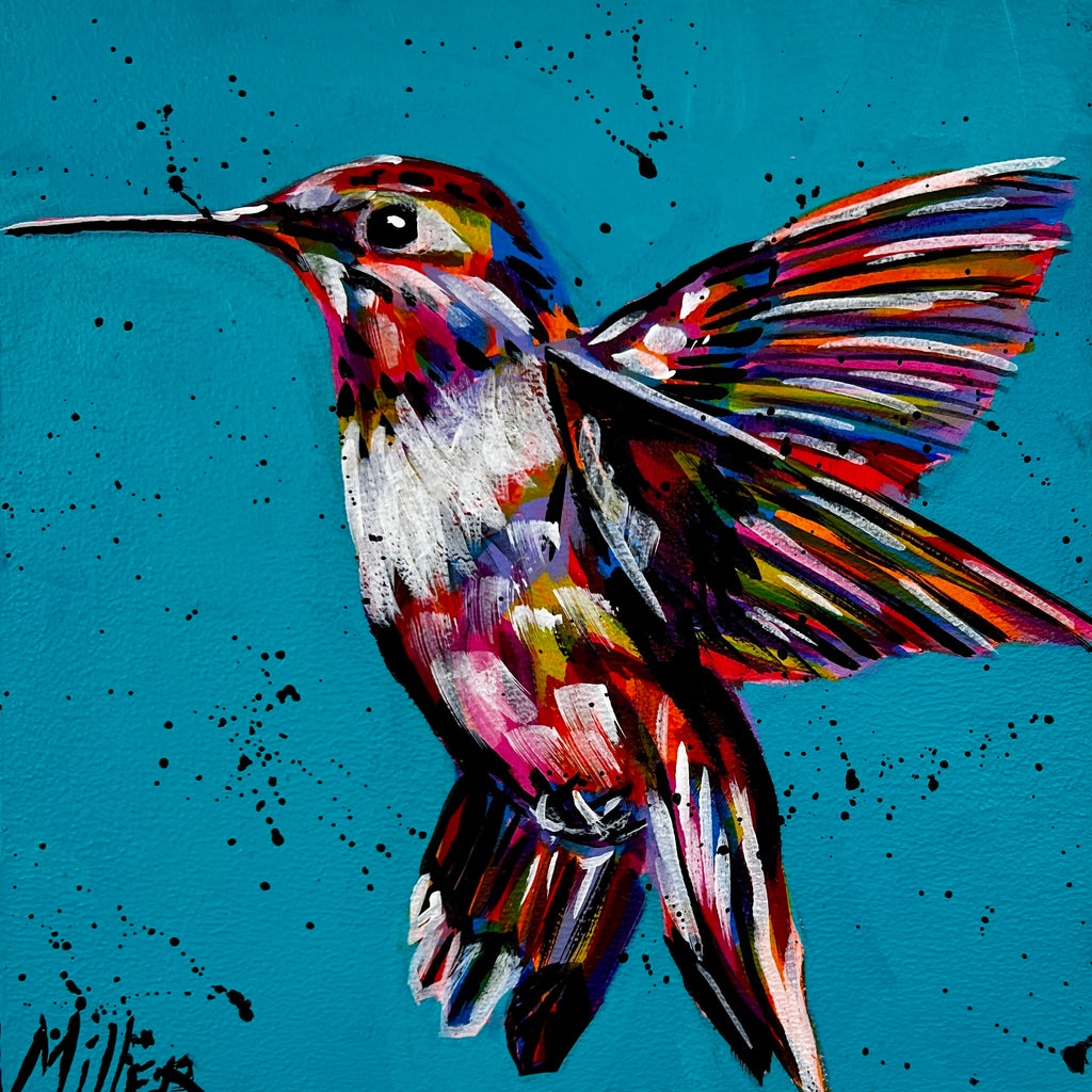 Paint a Pop Art Hummingbird