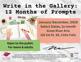 Write in the Gallery, 2026