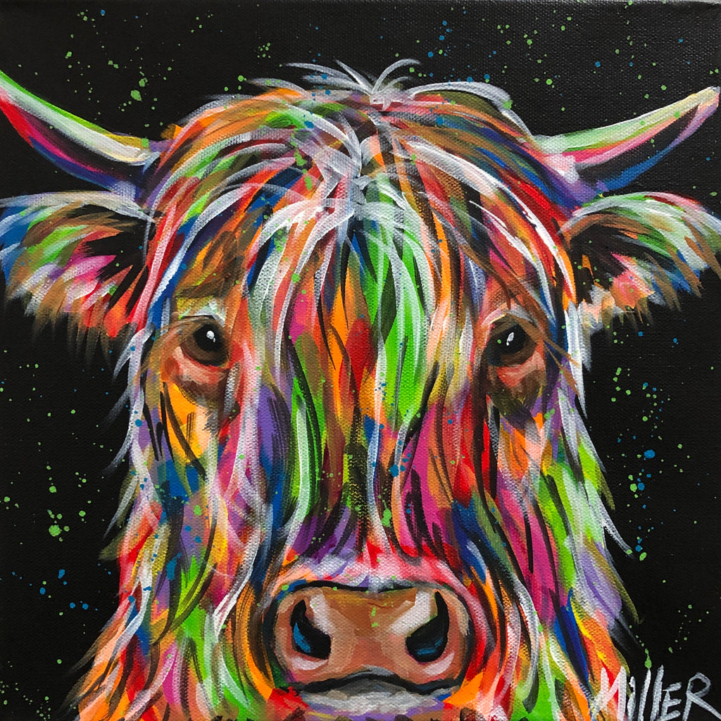 Pop Art Highland Cow w/ Tracy Miller